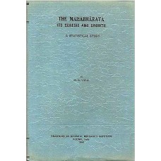The Mahabharata [Its Genesis and Growth [A Stastical Study (An Old and Rare Book)]